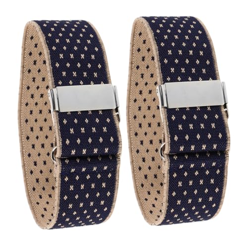 Healvian Anti-rutsch Hemd Ärmelhalter Elastische Hemdärmelhalter Für Männer Und Frauen Strumpfbänder Dehnbar Rutschfest Für Büro Verabredungen Partys von Healvian