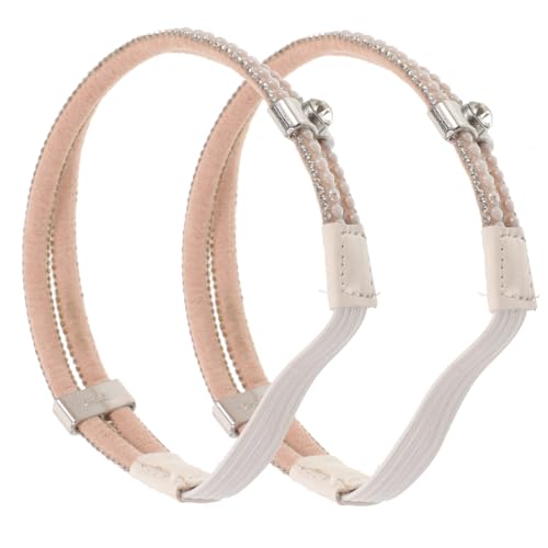 Healvian Anti rutsch Schuhriemen für Damen High Heels Abnehmbare Strass schnallen Stilvolle Fersengriffe Langlebige Ersatz bundriemen zur Verhinderung von Schuhverlust Modische Accessoires von Healvian