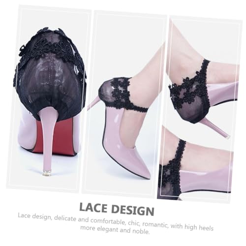 Healvian Anti rutsch Schuhriemen für High Heels Spitzen design Fester Halt Verhindert Herausfallen Verstellbar Geeignet für Damen Einfache Anbringung Elastisches Material Vielseitig für von Healvian