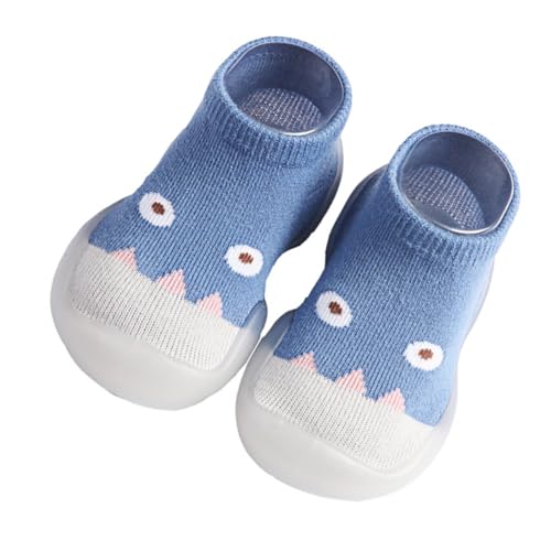 Healvian Anti rutsch Socken Schuhe aus Baumwolle Leichte Rutschfeste Hausschuhe für Junge Mädchen Bequeme Innenschuhe mit Weicher Sohle für Sichere Erste Schritte Unisex Frühling und von Healvian