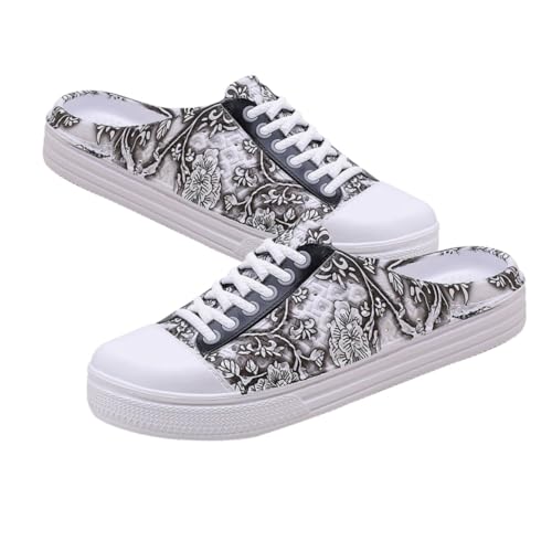 Healvian Anti rutsch Sommer Sandalen Damen Leicht Atmungsaktiv Strandschuhe Freizeitmode Schwarz Bequeme Skid resistente Badeschuhe für Pool und Garten von Healvian