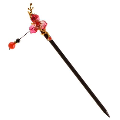Healvian Haarstäbe Für Langes Haar Baumelnde Haarnadel Aus Holz Haarknotennadel Für Frauen Japanische Haarnadel Vintage Blumenhaarstab Für Alltag Und Partys von Healvian