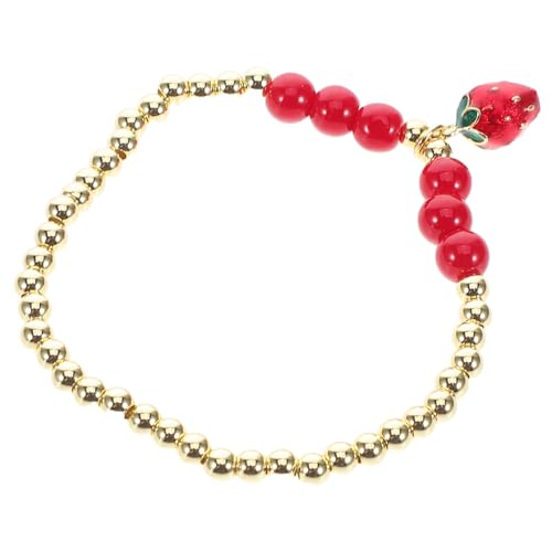 Healvian Erdbeerfrucht-handgelenkkette Mit Obst-charm Für Damen Stilvolles Armband Mit Perlen Ästhetischer Schmuck Für Urlaub Und Besondere Anlässe Leicht Tragbar Mit Langer Haltbarkeit Healvian Erdbeerfrucht-handgelenkkette Mit Obst-charm Für Damen Stilvolles Armband Mit Perlen Ästhetischer Schmuck Für Urlaub Und Besondere Anlässe Leicht Tragbar Mit Langer Haltbarkeit von Healvian