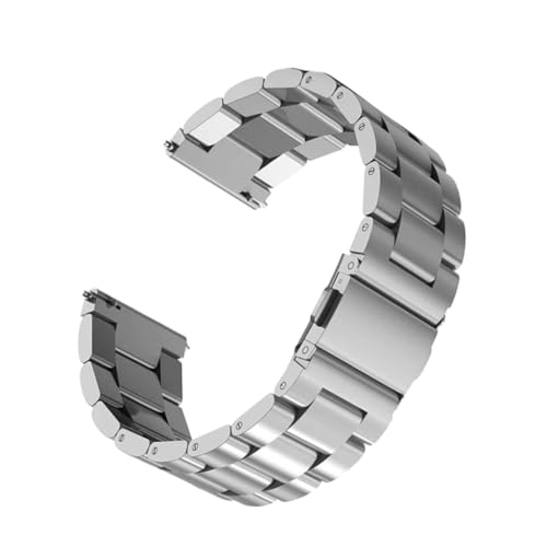 Healvian Armband Ersatzband für Smartwatch Robustes Metallarmband mit Verschleißfreier Vakuumbeschichtung Ergonomisch Geformtes Komfortables Armband in Silber Healvian Armband Ersatzband für Smartwatch Robustes Metallarmband mit Verschleißfreier Vakuumbeschichtung Ergonomisch Geformtes Komfortables Armband in Silber von Healvian