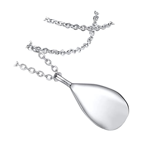 Healvian Aromatherapie Halskette für Frauen Eleganter Urnenanhänger für Ätherische Öle Teardrop Diffuser Schmuck mit Kette Perfektes Healvian Aromatherapie Halskette für Frauen Eleganter Urnenanhänger für Ätherische Öle Teardrop Diffuser Schmuck mit Kette Perfektes von Healvian