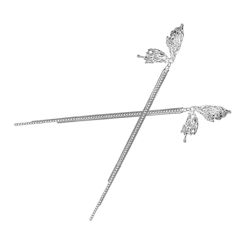 Healvian Asymmetrische Schmetterling Ohrhänger mit Tassel Damen Party Ohrringe Statement Ohrringe für Hochzeit und Festliche Anlässe Auffälliger Schmuck für Frauen von Healvian