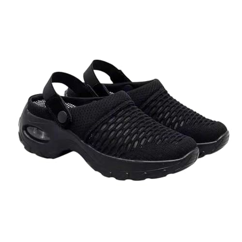 Healvian Atmungsaktive Mesh Sommer Hausschuhe Herren Damen Leichtgewichtige Bequeme Halbslipper Für Outdoor Freizeit Alltag Schwarz Healvian Atmungsaktive Mesh Sommer Hausschuhe Herren Damen Leichtgewichtige Bequeme Halbslipper Für Outdoor Freizeit Alltag Schwarz von Healvian