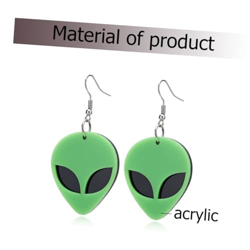 Healvian Ausgefallene Ohrringe Grün Kreative Ohrhänger Tropfen Leicht und Langlebig Modischer Schmuck für Damen für Party Hochzeit Alltag und von Healvian