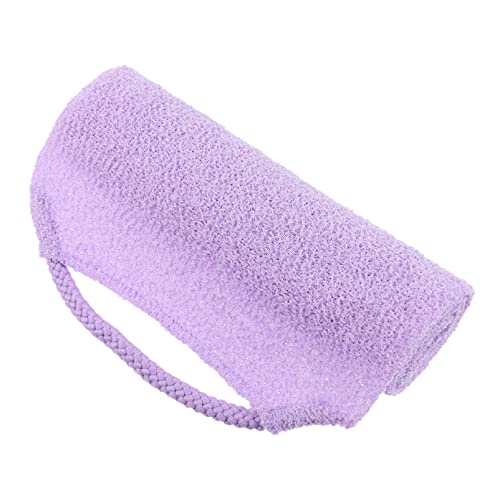 Healvian Hautfreundliches Badetuch Mit Rückenschlaufen - Doppelseitiges Duschtuch Zum Peeling Zum Reinigen von Healvian