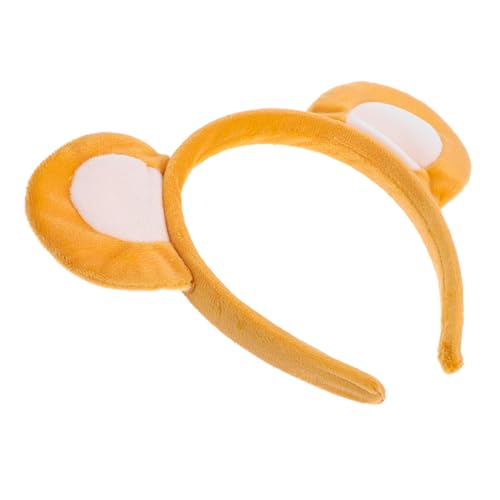 Healvian Stirnband Mit Bärenohren Haarband Für Kostüme Kopfbedeckung Für Erwachsene Tier-accessoire Für Halloween Cosplay-zubehör Süßes Plüsch-stirnband Für Festivals von Healvian