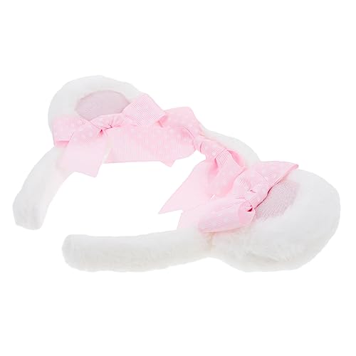 Healvian Bärenohren Haarband Mit Schleife Niedliches Stirnband Für Mädchen Weiches Plüschmaterial Perfektes Accessoire Für Kostümpartys Geburtstage Karneval Und Mehr von Healvian