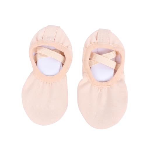 Healvian Ballettschuhe mit Elastischem rutschfeste Tanzschuhe für Damen und Mädchen Flexible Yogaschuhe Weiche Sohle Geeignet für Ballett Jazz Modern Dance von Healvian