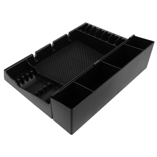 Healvian Barber Clipper Tray Organizer mit Multifunktionalen Fächern Leichter Kunststoff Stoßfest Kompakt Praktischer Aufbewahrungsbehälter für Haarschneidemaschinen und Friseurzubehör für von Healvian