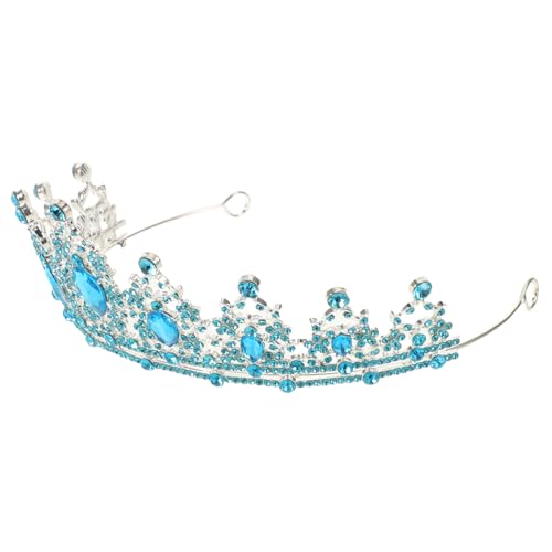 Healvian Barock Haarschmuck mit Strasssteinen Retro Prinzessin Hochzeitskrone Leichter Komfortabler Brautschmuck für Hochzeit Festzug Party Elegantes Damen-haarreif-accessoire von Healvian