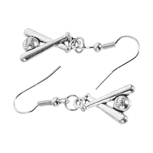 Healvian Baseball Ohrringe Damen Sport Schmuck Baseballschläger Anhänger Leicht Stylische Hänger Ohrringe Komfortabel Tragbar Modeaccessoire für Alltag und Party Healvian Baseball Ohrringe Damen Sport Schmuck Baseballschläger Anhänger Leicht Stylische Hänger Ohrringe Komfortabel Tragbar Modeaccessoire für Alltag und Party von Healvian
