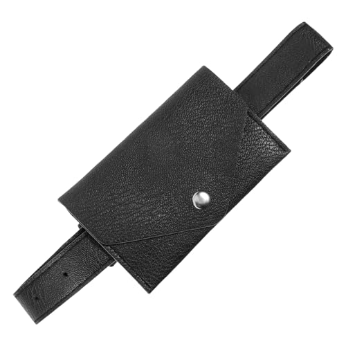 Healvian Bauchtasche Mädchen Leichte Kleine Hüfttasche Modisch Vielseitig Einsetzbar für Alltag Sport und Reisen Schwarz von Healvian