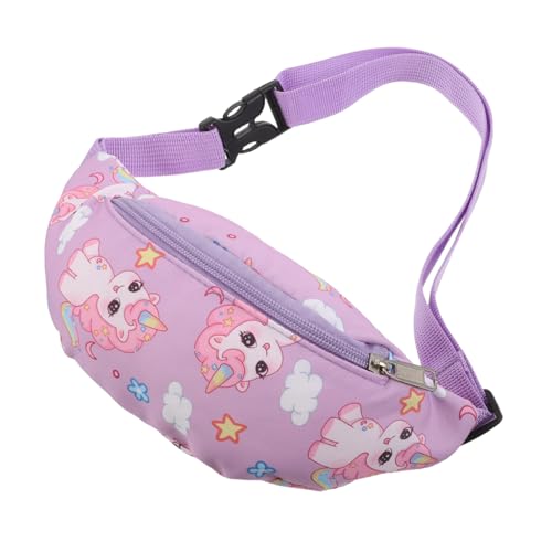Healvian Bauchtasche Mädchen Verstellbar Leichter Gürtelrucksack Süße Cartoon-umhängetasche Reise Hüfttasche für Outdoor Geburtstag Alltag von Healvian