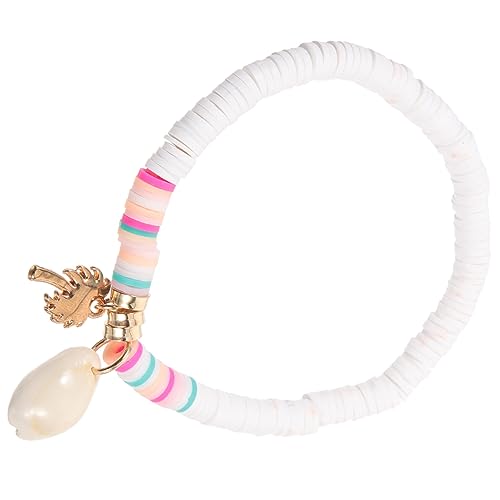 Healvian Beaded Anklet Damen mit Anhänger Verstellbare Fußkette Eleganter Schmuck für Strand Modisches Accessoire für Frauen Langlebig von Healvian