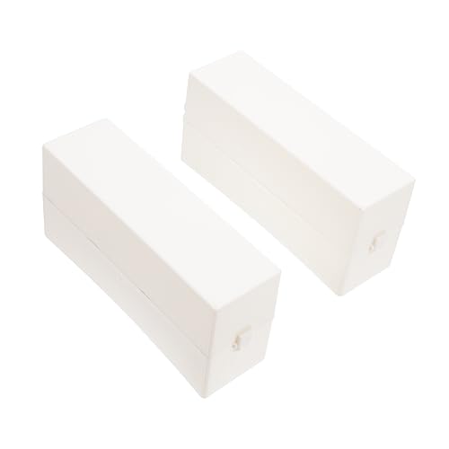 Healvian 2stücke Nagelbohrerbox Fächer-anzeige Nagelbohrerbehälter Aus Hochwertigem Kunststoff Organizer Für Nagelbits Und Schleifköpfe Geeignet Für Salon Und Heimgebrauch von Healvian