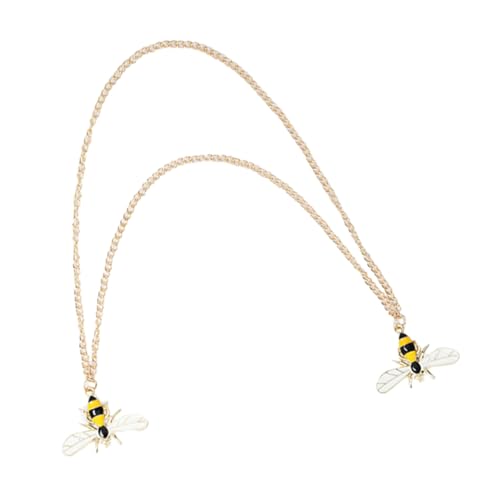 Healvian Bienenbrosche mit Kette Stilvolle Anstecknadel aus Legierung Retro Look Schmuck Brosche für Pullover und Revers Geeignet für Party und Alltag Einzigartiges Healvian Bienenbrosche mit Kette Stilvolle Anstecknadel aus Legierung Retro Look Schmuck Brosche für Pullover und Revers Geeignet für Party und Alltag Einzigartiges von Healvian