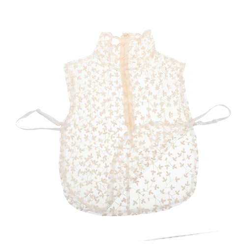 Healvian Blütenkragen halskette Falsches für abnehmbarer gefälschter Kragen mit falschem Kragen gefälschte falscher Kragen aus Spitze Baumwolle Weiß von Healvian