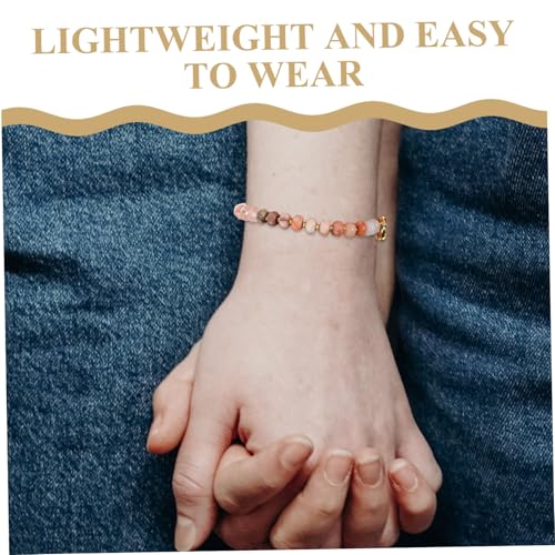 Healvian Boho Armband Damen Handmade Natural Stone Perlenarmband Stretch Sommer Strand Schmuck Vielseitiges Hippie Accessoire für Freizeit und Alltag von Healvian