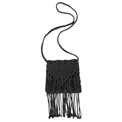 Healvian Boho Damen Crossbody Bag Klein Handgefertigt aus Weichem Gestricktem Strohmaterial Vielseitig als Schultertasche oder Handtasche Tragbar für Strand Urlaub und Sommer mit Modischem Healvian Boho Damen Crossbody Bag Klein Handgefertigt aus Weichem Gestricktem Strohmaterial Vielseitig als Schultertasche oder Handtasche Tragbar für Strand Urlaub und Sommer mit Modischem von Healvian