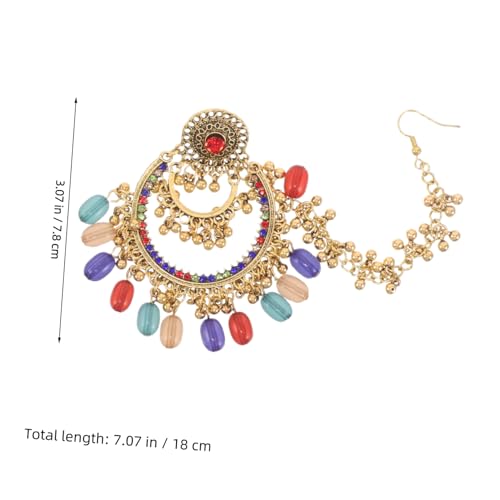 Healvian Boho Ethnic Style Ohrstecker mit Bunten Glocken Vintage Design Langlebig und Elegant Melodische Ohrringe für Frauen Geeignet für Partys und Festivals von Healvian