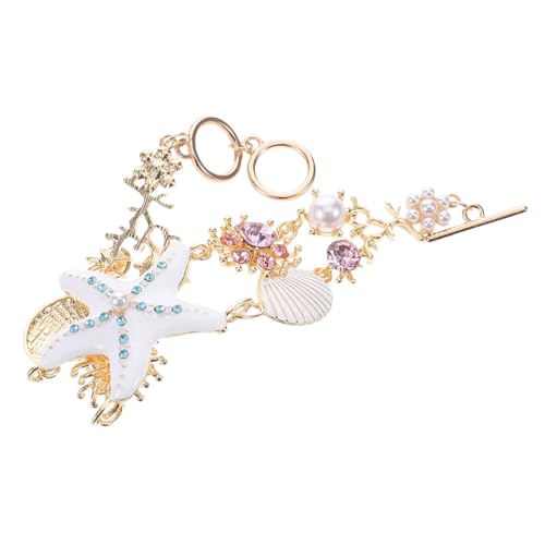 Healvian Boho Geflochtenes Armband mit Muschelperlen und Strass Handgefertigtes Strand schmuckstück mit Muschelanhängern Leichtes Hautfreundliches Sommerarmband für Damen und Mädchen von Healvian
