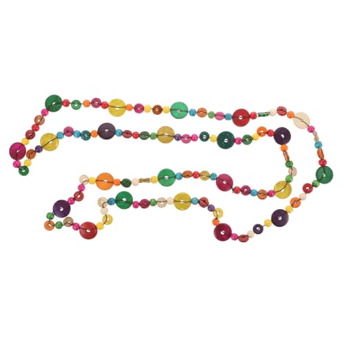 Healvian Boho Halskette Damen Mehrlagig Vintage Bunte Handgefertigte Kokosnuss Schalen Perlen Halskette Schmuck für Frauen Mädchen Alltag Party Strand von Healvian