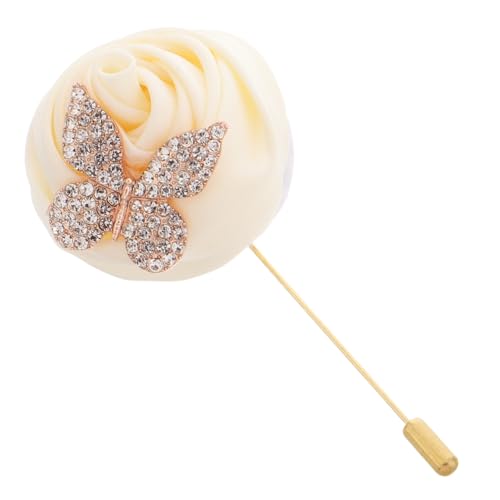 Healvian Boutonniere für Männer Ansteckblume mit Stilvolle Anzugdekoration für Fotos Veranstaltungen Passend für Hochzeiten Partys von Healvian