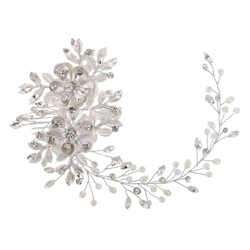Healvian Braut Haarkamm mit Ergonomischem Design und Funkelnden Strasssteinen Vielseitiger Schmuck für Hochzeit Langlebig und Komfortabel Passend für Hochsteckfrisuren und Romantische von Healvian