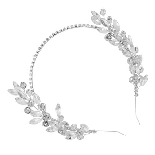 Healvian Strass Krone Stirnband Für Frauen Hochzeit Kopfbedeckung Mit Funkelnden Strasssteinen Für Braut Haarschmuck von Healvian