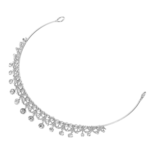 Healvian Braut Tiara mit Funkelnden Zirkonia Leichtes und Komfortables Stirnband Vielseitiger Haarschmuck für Hochzeit Geburtstag Abschlussball und Festliche Anlässe von Healvian