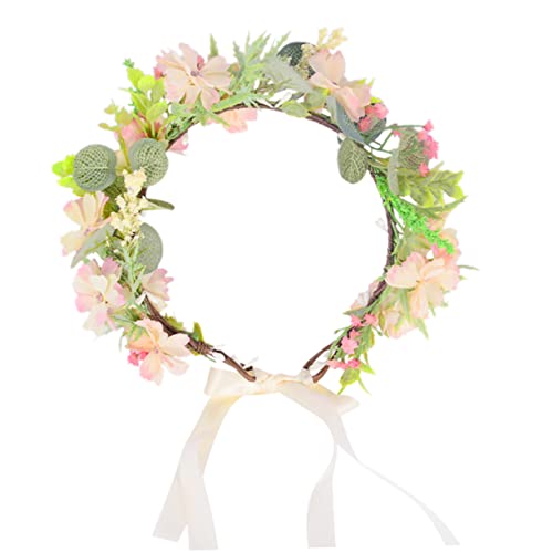 Healvian Floral Haar Kranz Für Braut Eleganter Blumen Haarreif Für Hochzeiten Brautjungfern Und Feste Seidenstoff Bequem Und Stilvoll von Healvian