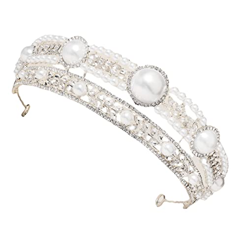 Healvian Strass-krone Kopfschmuck Hochzeitskrone Für Geburtstagsfeier Abschlussball Eleganter Anlass Healvian Strass-krone Kopfschmuck Hochzeitskrone Für Geburtstagsfeier Abschlussball Eleganter Anlass von Healvian