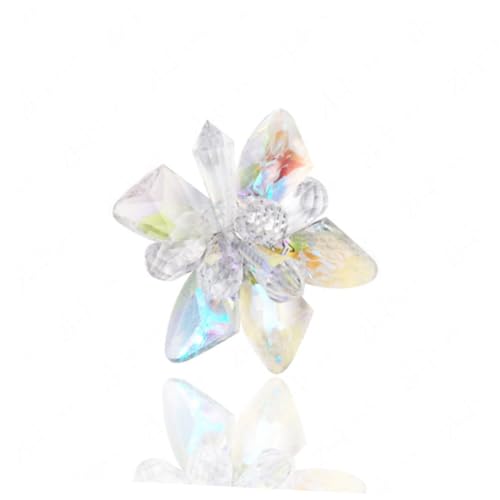 Healvian Brautschuhclips mit Kristallblumen Dekorative Schuhschmuck für Pumps und High Heels Vielseitig für Hochzeit Party und Festliche Anlässe Abnehmbare Glitzer Deko für Damen von Healvian