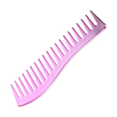 Healvian Breitzahn Haarkamm für Männer Stylischer Friseur Kamm aus Abs für Retro Haarschnitte Leicht und Tragbar zum Frisieren und Stylen Ziepen oder Verheddern von Healvian