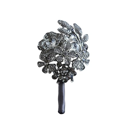 Healvian Brosche für Frauen Boutonniere mit Design für Brautjungfern Partys Perfektes Accessoire für Anzug Festlichkeiten von Healvian