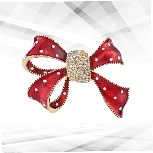 Healvian Brosche mit Schleifen Design aus Robustem Legierungsmetall Modischer Anstecker für Damen Vielseitig für Kleidung Taschen Schals und Geschenkideen Leicht und für Festliche Anlässe von Healvian