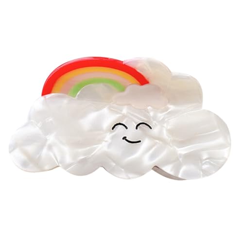 Healvian Bunte Acetat Haarklammer Wolkenform Haarkralle für Frauen Dekorativer Haarclip zum Fixieren von Dickem Haar Praktischer Haarschmuck für Alltag Kochen Make up und Beauty routine Healvian Bunte Acetat Haarklammer Wolkenform Haarkralle für Frauen Dekorativer Haarclip zum Fixieren von Dickem Haar Praktischer Haarschmuck für Alltag Kochen Make up und Beauty routine von Healvian