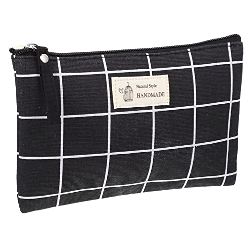 Healvian Canvas Cosmetic Bag Multi Functional Storage Pouch for Makeup Toiletries and Accessories Durable and Stylish Travel Organizer for Home and The Go von Healvian