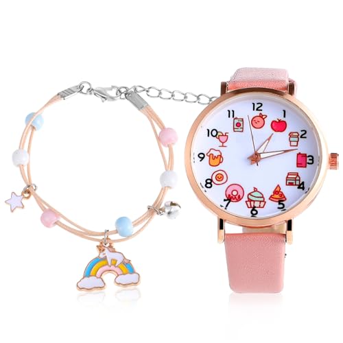 Healvian Cartoon Armbanduhr mit Quarzwerk Stilvollem Armband Geschenkidee für Kindergeburtstage Kindertag Fördert Zeitbewusstsein Modischen Healvian Cartoon Armbanduhr mit Quarzwerk Stilvollem Armband Geschenkidee für Kindergeburtstage Kindertag Fördert Zeitbewusstsein Modischen von Healvian