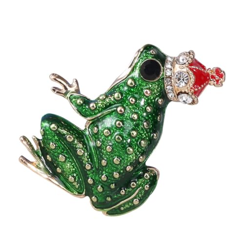 Healvian Emaille Frosch Brosche Anstecknadel Aus Legierung Tier Brosche Für Kleidung Taschen Schals Und Andere Outfits von Healvian