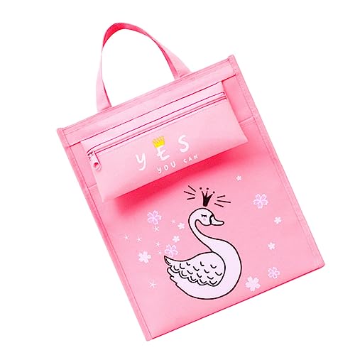 Healvian Cartoon Pattern Oblique Cross Handbag für Handliche Wiederverwendbar Leicht Waschbar für Schule Freizeit Stabiler Tragegriff von Healvian