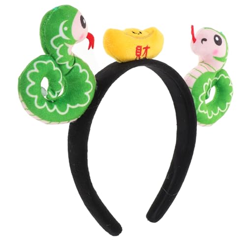 Healvian Stirnband Neujahrs-haar-accessoire Plüsch-damen-stirnband Glücksschlange Für Besondere Anlässe von Healvian
