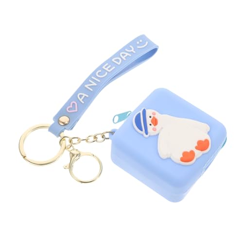 Healvian Cartoon Schlüsselanhänger Geldbörse Muster Münzfach Kleine Tasche mit Reißverschluss Vielseitig als Schlüsselanhänger oder Umhänge Geldbeutel für Erwachsene von Healvian