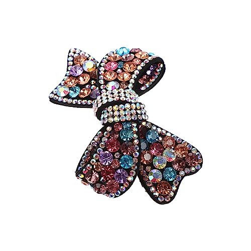 Healvian Chic Haarklammer mit Strasssteinen Haarschleife für Damen für Dickes Haar Perfektes Haar Accessoire für Leicht Tragbar Vielseitig Einsetzbar Haarclip für Make Up Bad von Healvian