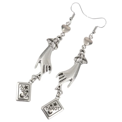 Healvian Chic Retro Dangle Ohrringe Damen Kreative Hängende Ohraccessoires Leicht Elegant Für Alltag Und Vintage Look von Healvian