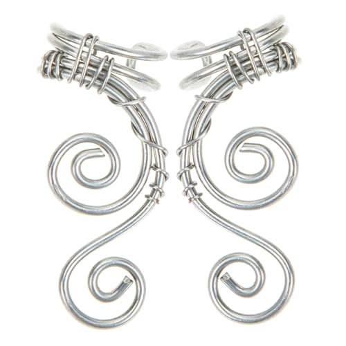 Healvian Clip Ohrringe Damen Elegant Handgefertigt Vintage Ohrclips Ohne Ohrloch Für Frauen Leicht Tragbar Angenehme Natürliche Ohrform Schmuck von Healvian